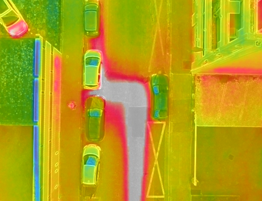 Schéma de recherche de fuite d'eau